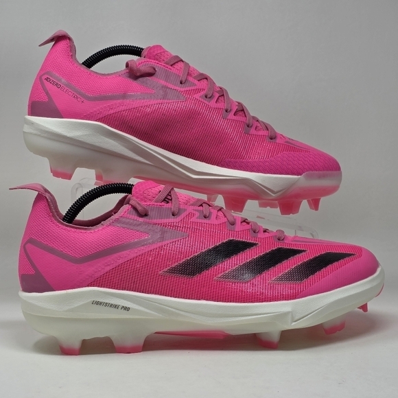 Adidas Adizero Electric+ Pink Baseball Cleats PE Mens Size 11 IF8487 New main image 8